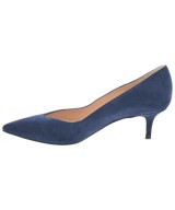 Gianvito Rossi（ジャンヴィトロッシ）パンプス 紺 サイズ:EU38(24.5cm位) レディース/2200644585378
