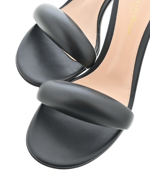 Gianvito Rossi（ジャンヴィトロッシ）サンダル 黒 サイズ:EU37 1/2(24cm位) レディース/2200644586122