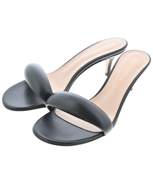 Gianvito Rossi(ジャンヴィトロッシ)サンダル 黒 サイズ:EU35 1/2(22cm位)/2200644609494