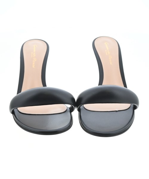 Gianvito Rossi（ジャンヴィトロッシ）サンダル 黒 サイズ:EU37 1/2(24cm位) レディース/2200644609531