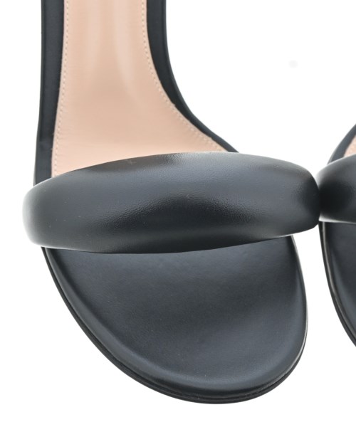 Gianvito Rossi（ジャンヴィトロッシ）サンダル 黒 サイズ:EU37 1/2(24cm位) レディース/2200644609531