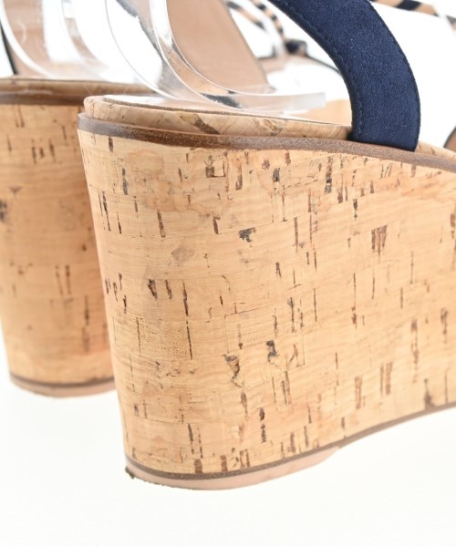 Gianvito Rossi（ジャンヴィトロッシ）サンダル 紺 サイズ:EU38(24.5cm位) レディース/2200694492060