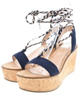 Gianvito Rossi（ジャンヴィトロッシ）サンダル 紺 サイズ:EU38(24.5cm位) レディース/2200694492060