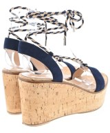Gianvito Rossi（ジャンヴィトロッシ）サンダル 紺 サイズ:EU38(24.5cm位) レディース/2200694492060
