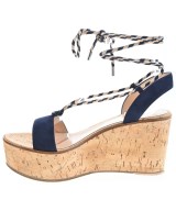 Gianvito Rossi（ジャンヴィトロッシ）サンダル 紺 サイズ:EU38(24.5cm位) レディース/2200694492060