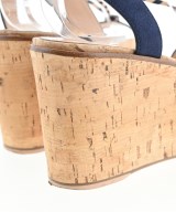 Gianvito Rossi（ジャンヴィトロッシ）サンダル 紺 サイズ:EU38(24.5cm位) レディース/2200694492060