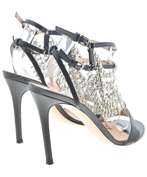 Gianvito Rossi（ジャンヴィトロッシ）サンダル 黒 サイズ:EU38 1/2(25cm位) レディース/2200654950135