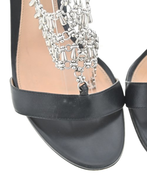Gianvito Rossi（ジャンヴィトロッシ）サンダル 黒 サイズ:EU38 1/2(25cm位) レディース/2200654950135