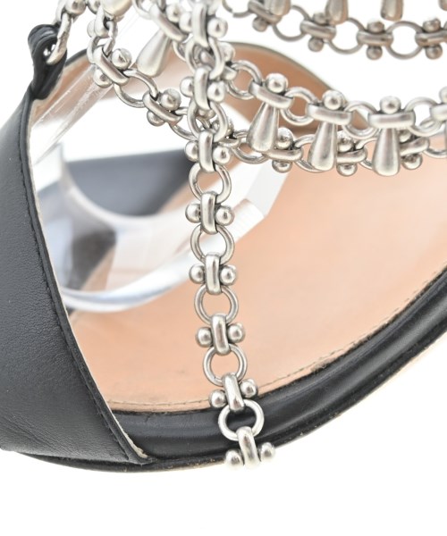 Gianvito Rossi（ジャンヴィトロッシ）サンダル 黒 サイズ:EU38 1/2(25cm位) レディース/2200654950135
