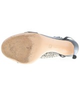 Gianvito Rossi（ジャンヴィトロッシ）サンダル 黒 サイズ:EU38 1/2(25cm位) レディース/2200654950135