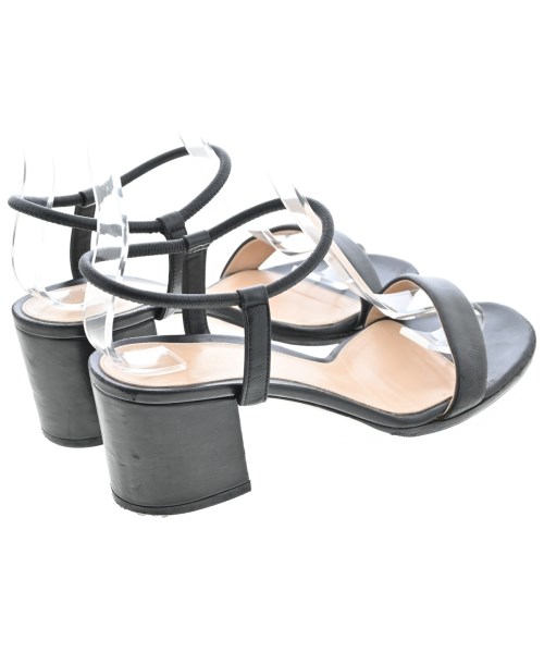 Gianvito Rossi（ジャンヴィトロッシ）サンダル 黒 サイズ:37 1/2(24.5cm位) レディース/2200710811035