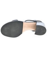 Gianvito Rossi（ジャンヴィトロッシ）サンダル 黒 サイズ:37 1/2(24.5cm位) レディース/2200710811035
