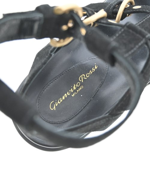 Gianvito Rossi（ジャンヴィトロッシ）サンダル 黒 サイズ:EU36 1/2(23cm位) レディース/2200709051145