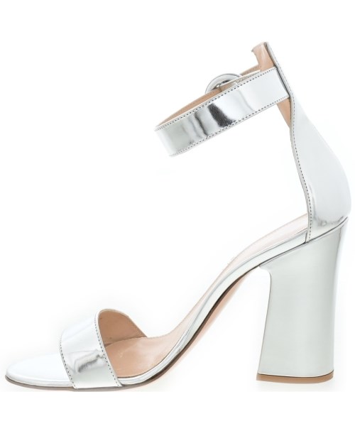 Gianvito Rossi（ジャンヴィトロッシ）サンダル シルバー サイズ:EU37(23.5cm位) レディース/2200705591089