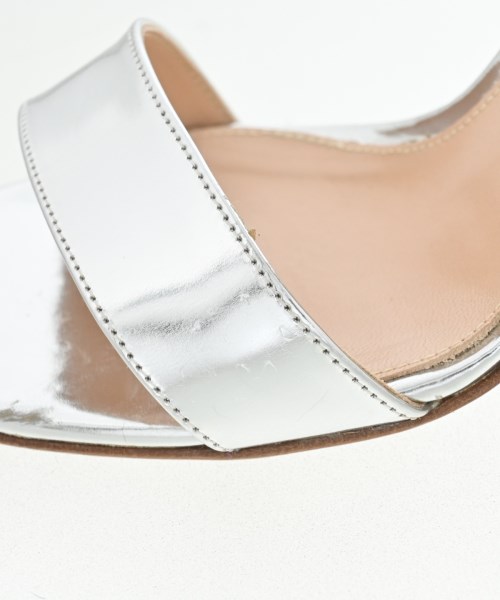 Gianvito Rossi（ジャンヴィトロッシ）サンダル シルバー サイズ:EU37(23.5cm位) レディース/2200705591089