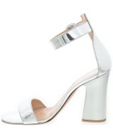 Gianvito Rossi（ジャンヴィトロッシ）サンダル シルバー サイズ:EU37(23.5cm位) レディース/2200705591089
