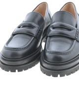 Gianvito Rossi（ジャンヴィトロッシ）ドレスシューズ/ローファー 黒 サイズ:EU36 1/2(23cm位) レディース/2200708352038