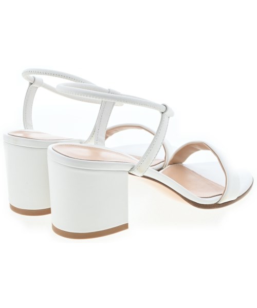 Gianvito Rossi（ジャンヴィトロッシ）サンダル 白 サイズ:EU38 1/2(25cm位) レディース/2200662056263