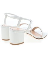 Gianvito Rossi（ジャンヴィトロッシ）サンダル 白 サイズ:EU38 1/2(25cm位) レディース/2200662056263