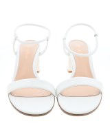 Gianvito Rossi（ジャンヴィトロッシ）サンダル 白 サイズ:EU38 1/2(25cm位) レディース/2200662056263
