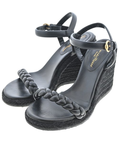 Gianvito Rossi(ジャンヴィトロッシ)サンダル 黒 サイズ:EU35(21.5cm位)/2200658386053