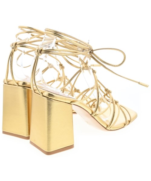 Gianvito Rossi（ジャンヴィトロッシ）サンダル ゴールド サイズ:EU37(23.5cm位) レディース/2200666468079