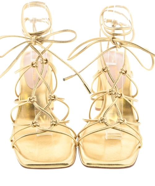 Gianvito Rossi（ジャンヴィトロッシ）サンダル ゴールド サイズ:EU37(23.5cm位) レディース/2200666468079