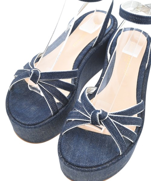 Gianvito Rossi（ジャンヴィトロッシ）サンダル 紺 サイズ:EU35(21.5cm位) レディース/2200727436016
