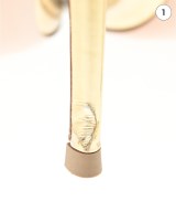 Gianvito Rossi（ジャンヴィトロッシ）パンプス ゴールド サイズ:EU36 1/2(23cm位) レディース/2200686494041