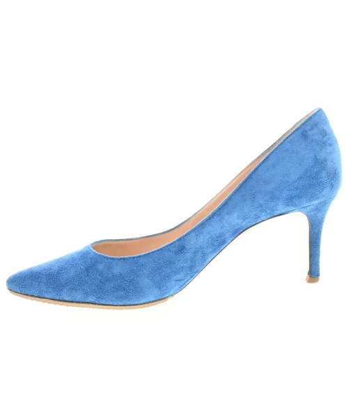 Gianvito Rossi（ジャンヴィトロッシ）パンプス 青 サイズ:EU38(24.5cm位) レディース/2200683237078