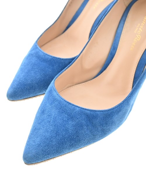 Gianvito Rossi（ジャンヴィトロッシ）パンプス 青 サイズ:EU38(24.5cm位) レディース/2200683237078