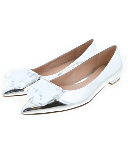 Gianvito Rossi(ジャンヴィトロッシ)パンプス シルバー サイズ:EU38(24.5cm位)/2200691605586