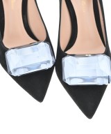 Gianvito Rossi（ジャンヴィトロッシ）パンプス 黒 サイズ:EU37 1/2(24cm位) レディース/2200691605593