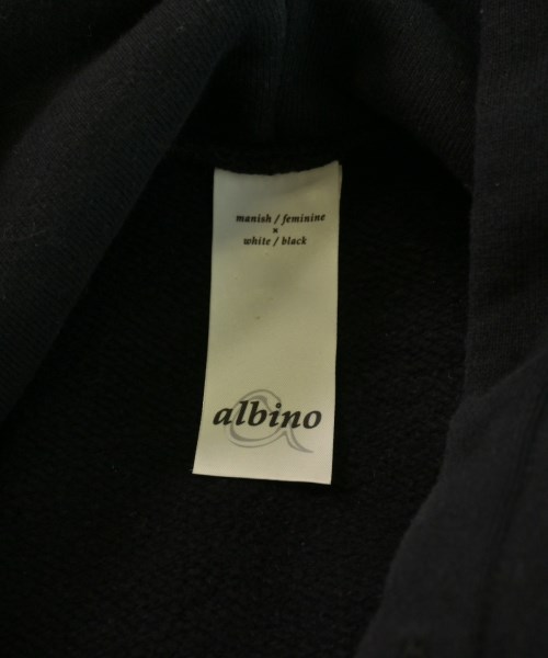 ALBINO（アルビーノ）パーカー 黒 サイズ:F メンズ/2200621820010