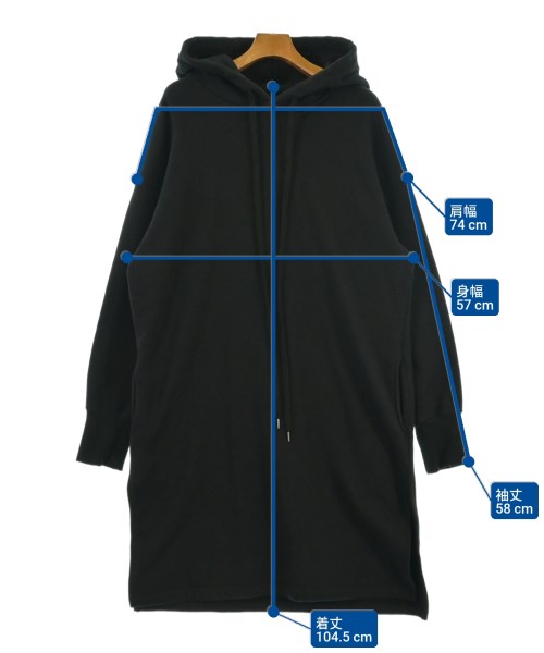 ALBINO（アルビーノ）パーカー 黒 サイズ:F メンズ/2200621820010