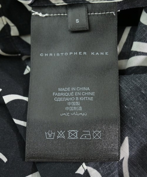 CHRISTOPHER KANE（クリストファーケイン）カジュアルシャツ 黒 サイズ:S メンズ/2200714978406