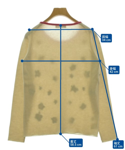 QUEENE AND BELLE（クィーンアンドベル）ニット・セーター ベージュ サイズ:-(M位) レディース/2200639867120