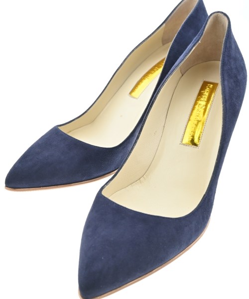 Rupert Sanderson（ルパートサンダーゾン）パンプス 紺 サイズ:EU38 1/2(25cm位) レディース/2200655228226