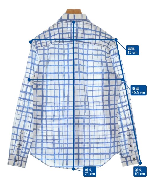 CARVEN（カルヴェン）カジュアルシャツ 青 サイズ:38(S位) メンズ/2200631956075