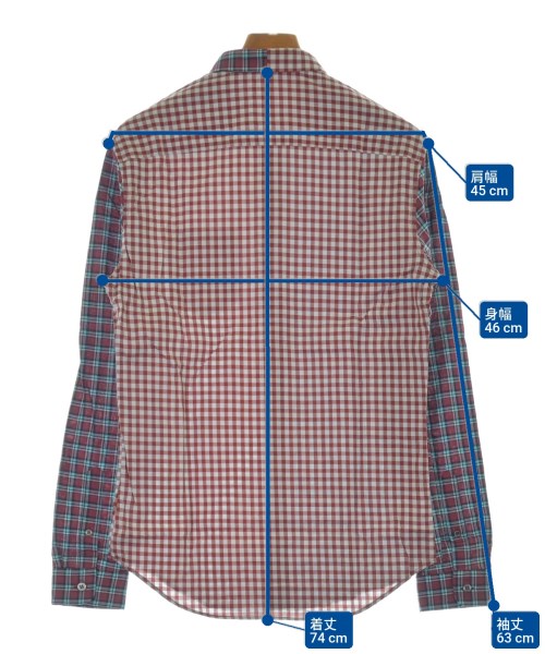 CARVEN（カルヴェン）カジュアルシャツ 赤 サイズ:2(M位) メンズ/2200632927784