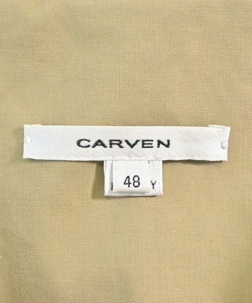 CARVEN（カルヴェン）ステンカラーコート ベージュ サイズ:48(L位) メンズ/2200614947076