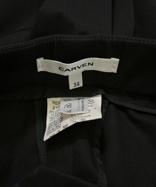 CARVEN（カルヴェン）スラックス 黒 サイズ:34(M位) レディース/2200613232029
