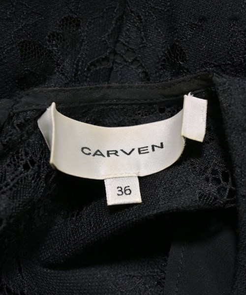 CARVEN（カルヴェン）ブラウス 黒 サイズ:36(XS位) レディース/2200613599078