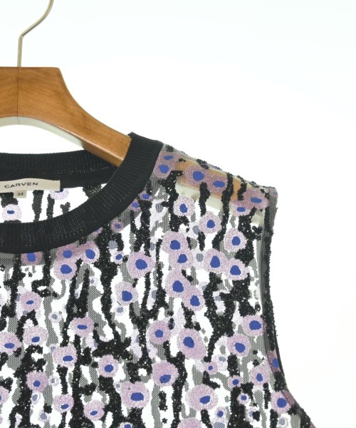 CARVEN（カルヴェン）ベスト 白 サイズ:34(XXS位) レディース/2200617812166