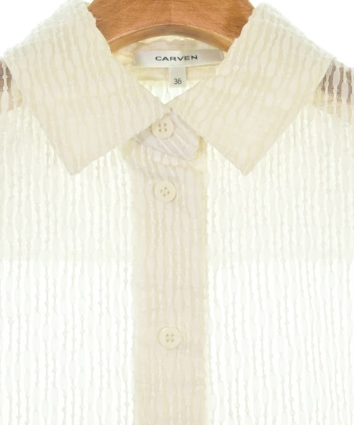 CARVEN（カルヴェン）カジュアルシャツ 白 サイズ:36(XS位) レディース/2200648998044