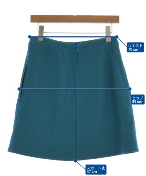 CARVEN（カルヴェン）ミニスカート 青 サイズ:40(M位) レディース/2200656351015