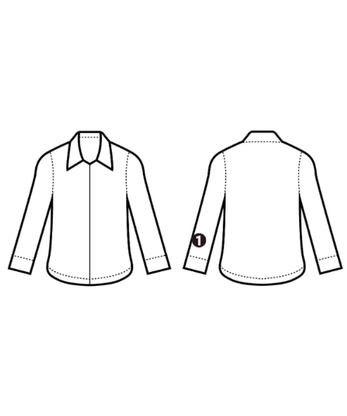 CARVEN（カルヴェン）カジュアルシャツ 青 サイズ:34(XXS位) レディース/2200656751051