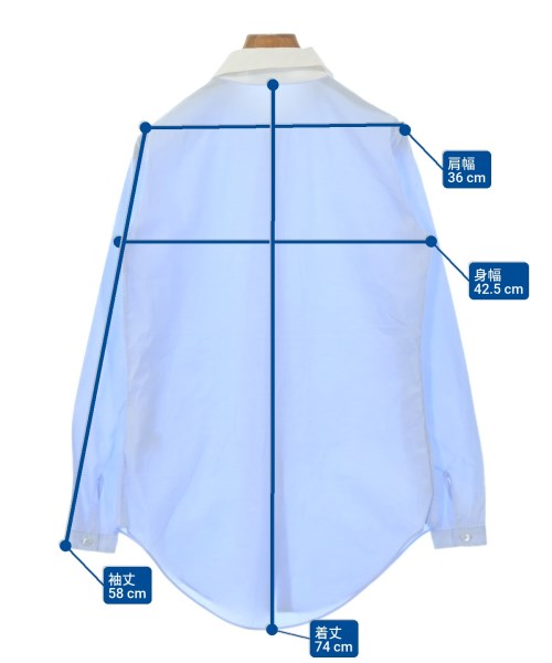 CARVEN（カルヴェン）カジュアルシャツ 青 サイズ:34(XXS位) レディース/2200656751051