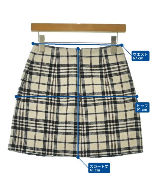CARVEN（カルヴェン）ミニスカート 白 サイズ:36(XS位) レディース/2200656813124