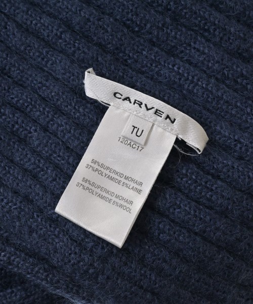 CARVEN（カルヴェン）マフラー 紺 サイズ:- レディース/2200711869073